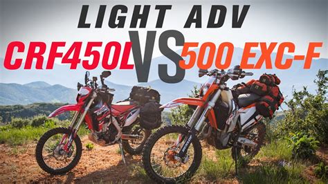 Honda CRF450L vs. KTM 500 EXC.